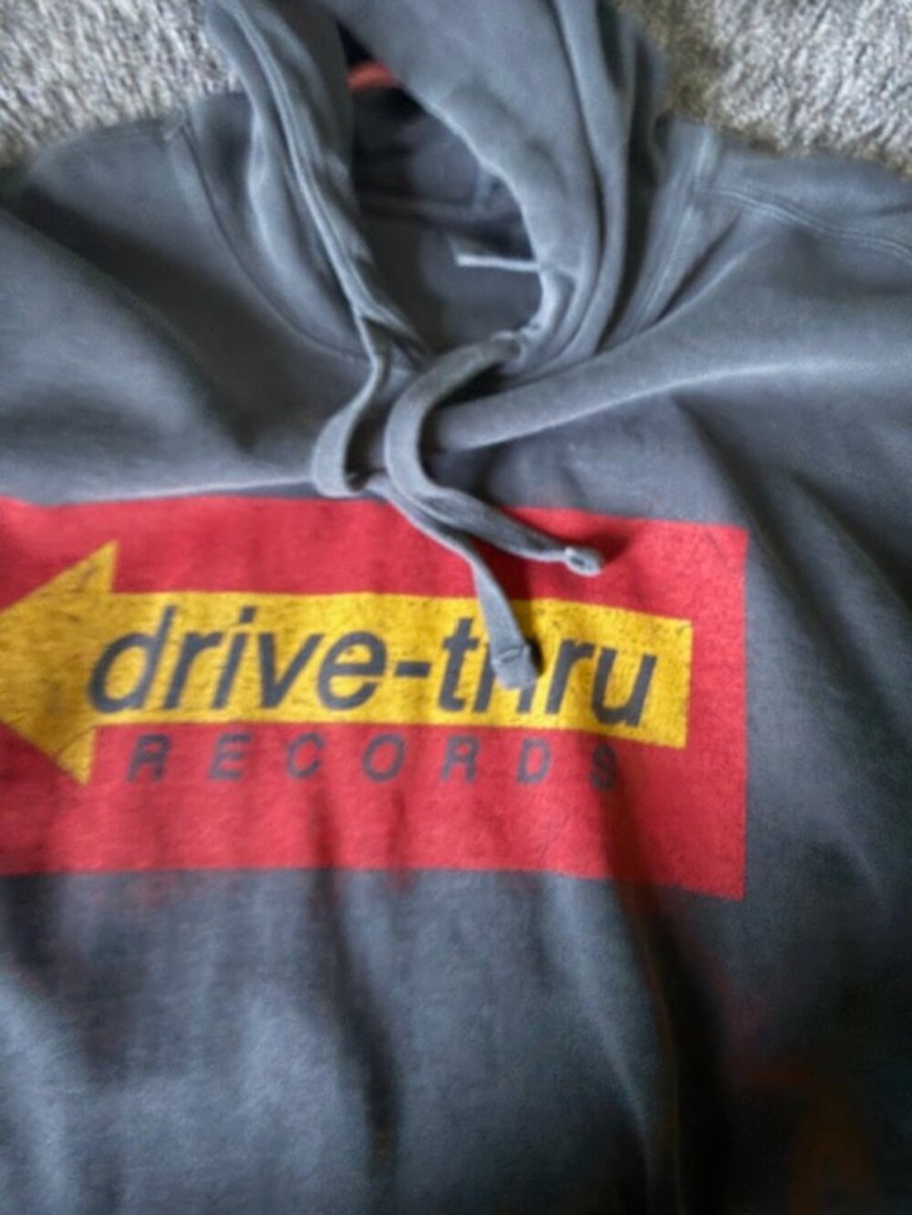 Drive-Thru Records Hoodie XL | Comfort Colors | Vintage Pop Punk Band Merch - Picture 2 of 2